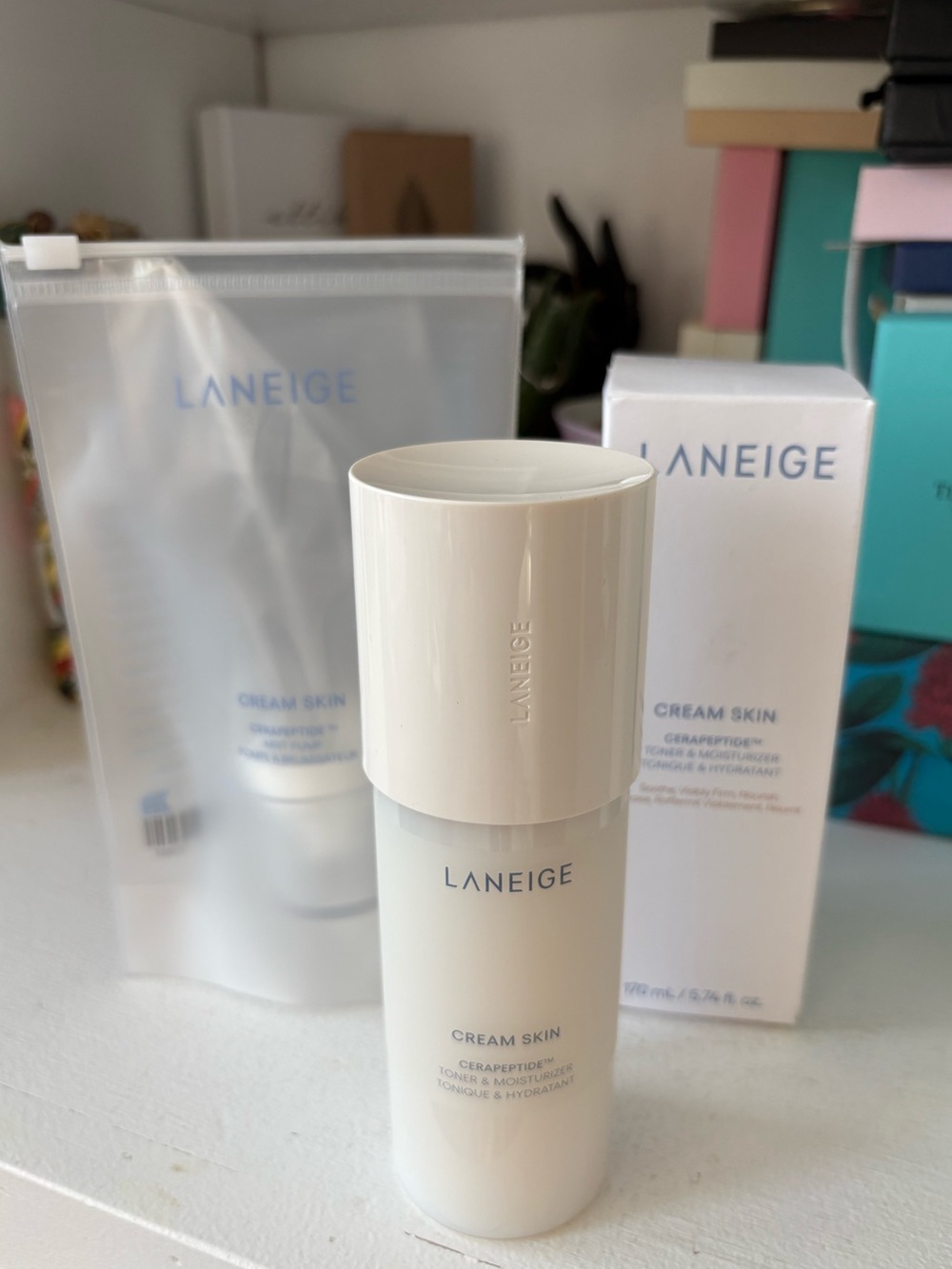 Laneige Cream Skin Toner + Mist Pump Duo